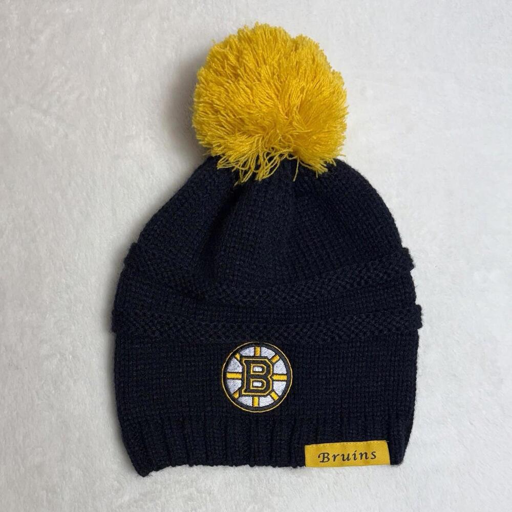 Boston Bruins NHL Old Time Hockey Knit Beanie Cap